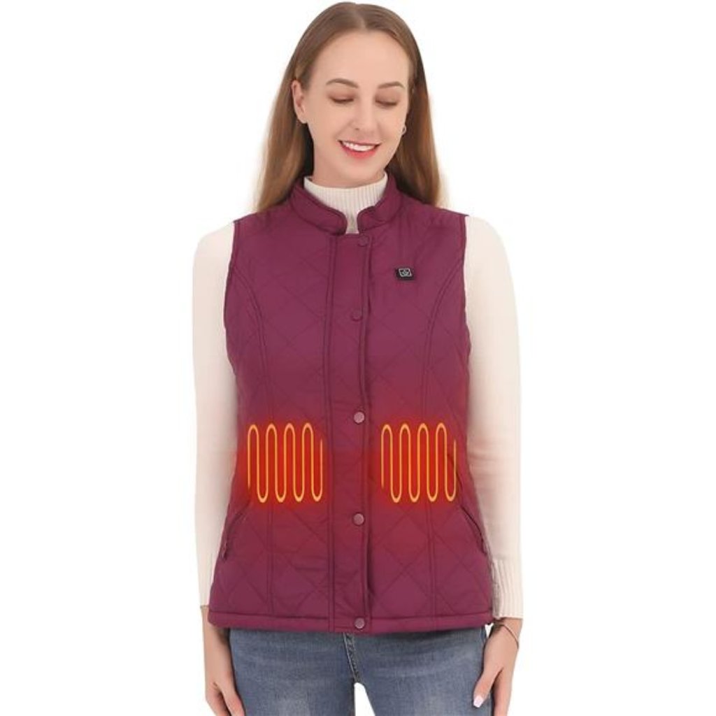 Women's Heated Vest, Lightweight Heated Jacket Usb Charging Electric Warming